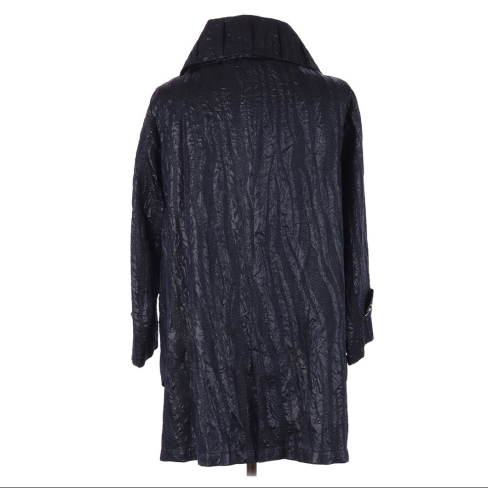 Carlisle Silk Blend Animal Crinkle Jacket Coat 12 - Picture 4 of 11